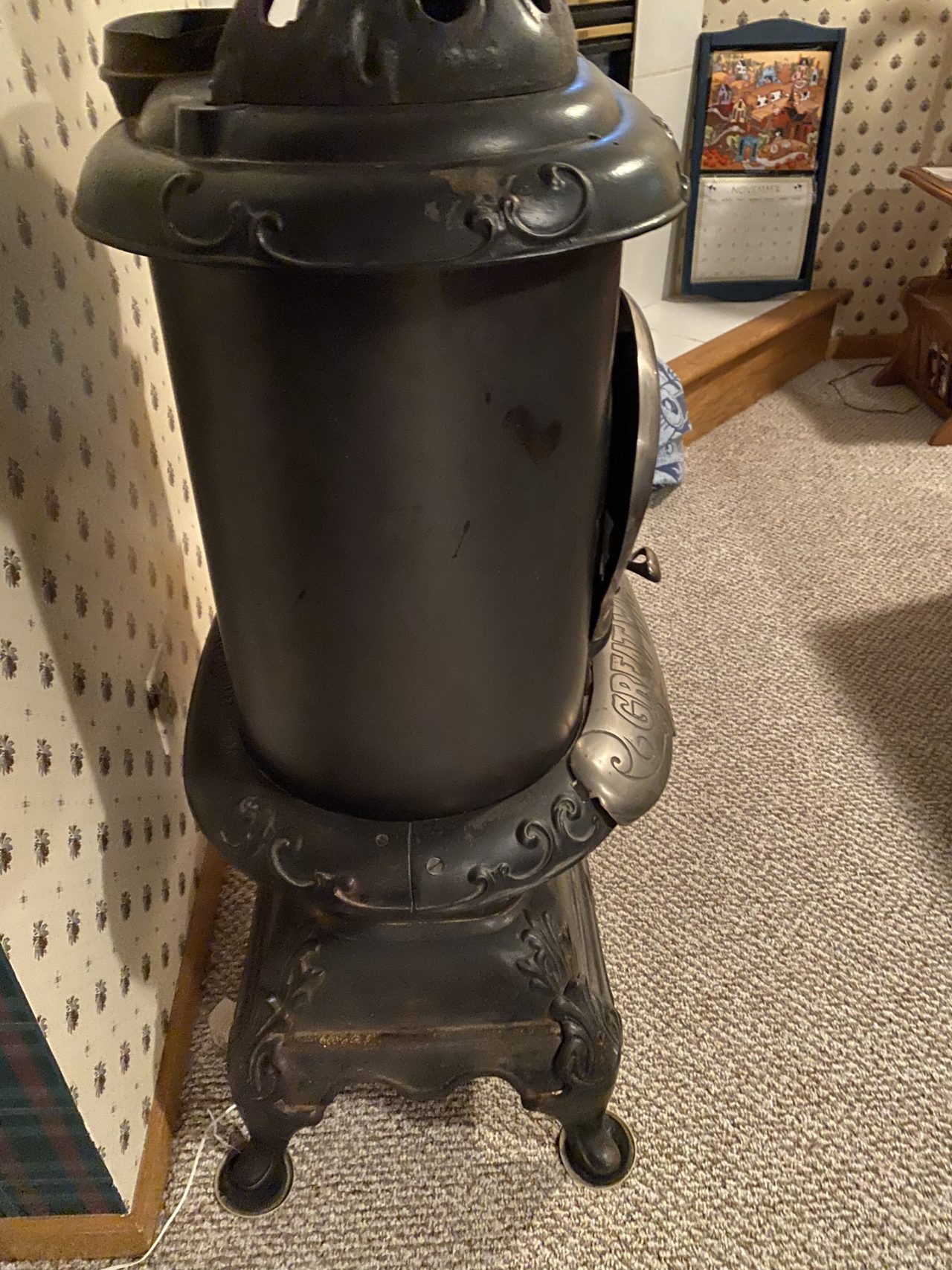 Great Western wood stove and ? River Market Antiques