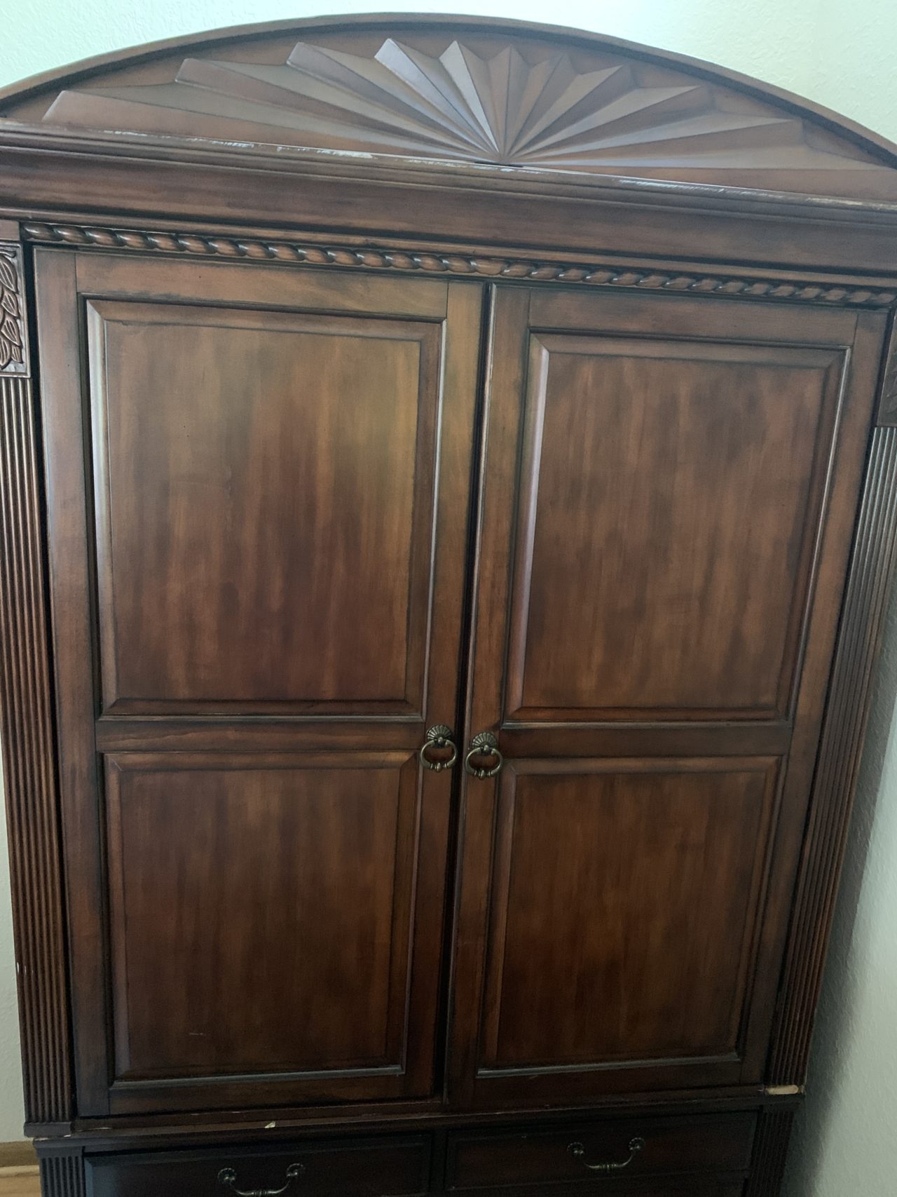 Cherry wood armoire River Market Antiques