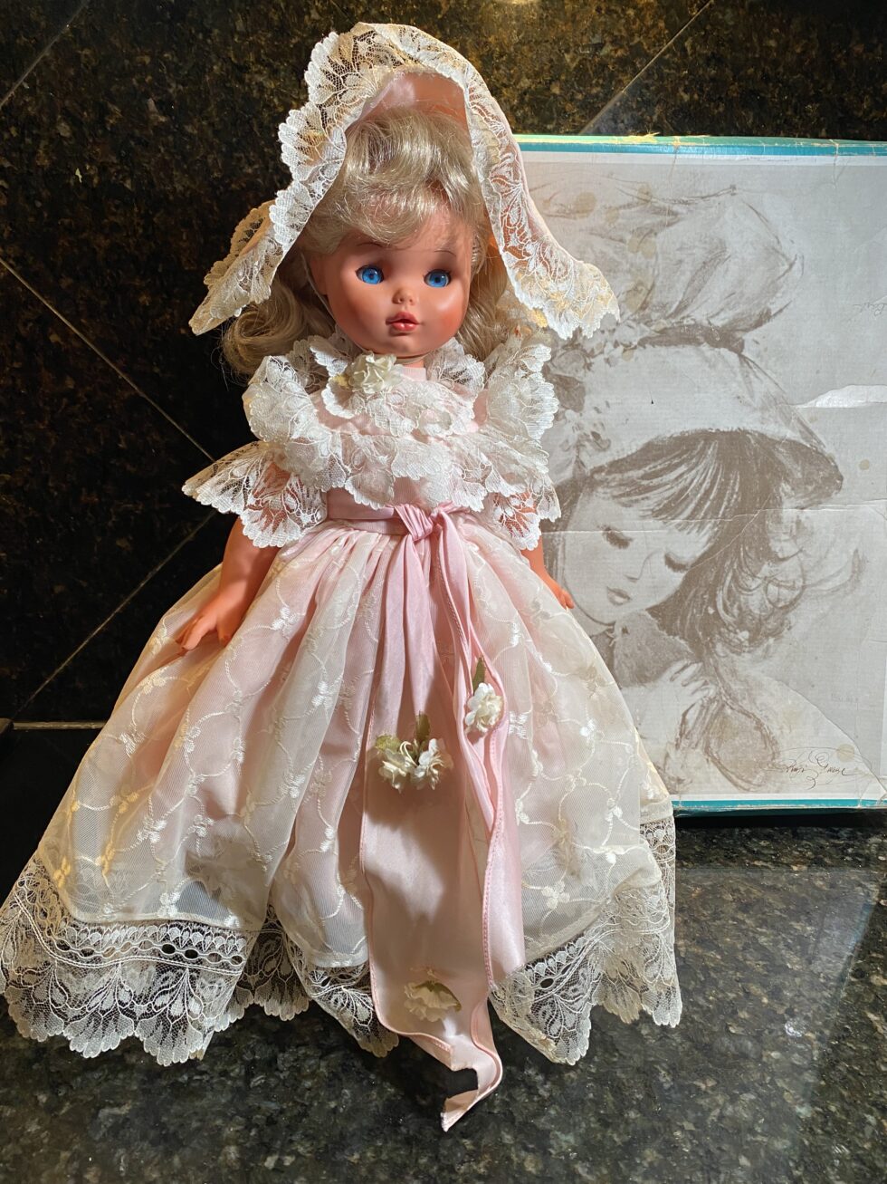 Poupée Furga Carmen Le Damine - Vintage Italienne 1966 - 43 Cm - Collection